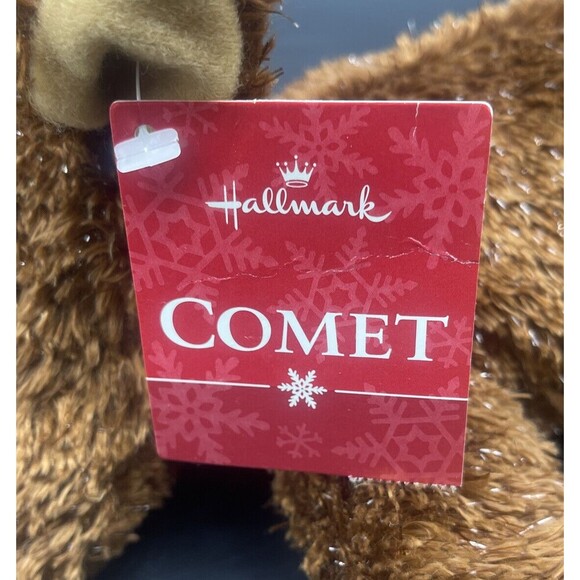 HALLMARK Comet Holiday CHRISTMAS Reindeer Plush RETIRED NEW - Picture 5 of 5